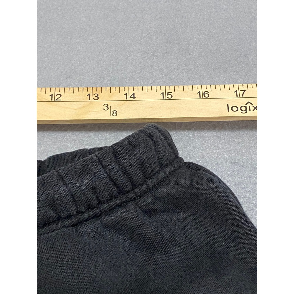 Fear of God Essentials Mens Sweat Shorts‎ Black Charcoal Grey Logo Size Large - Picture 4 of 11